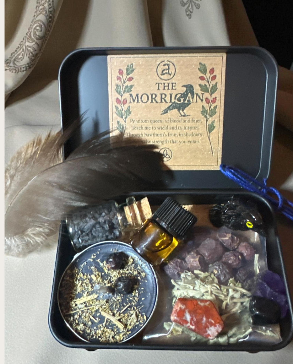 The Morrigan Travel Devotional Altar