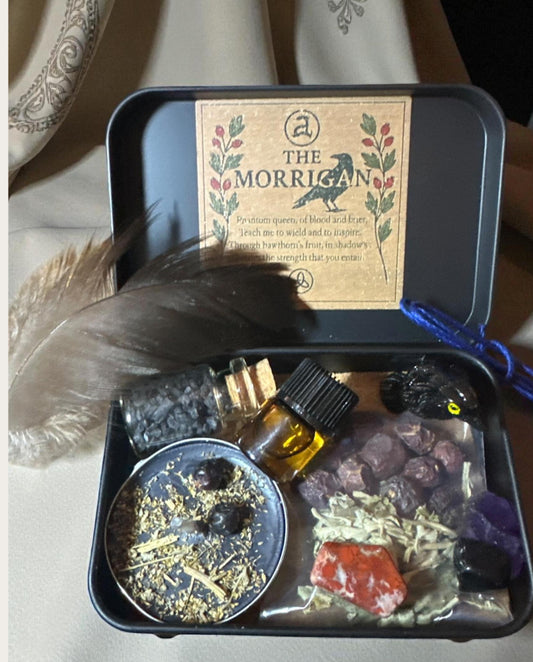 The Morrigan Travel Devotional Altar