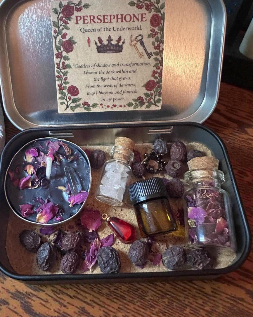 Persephone Queen of he Underworld Ceremony Altar Kit
