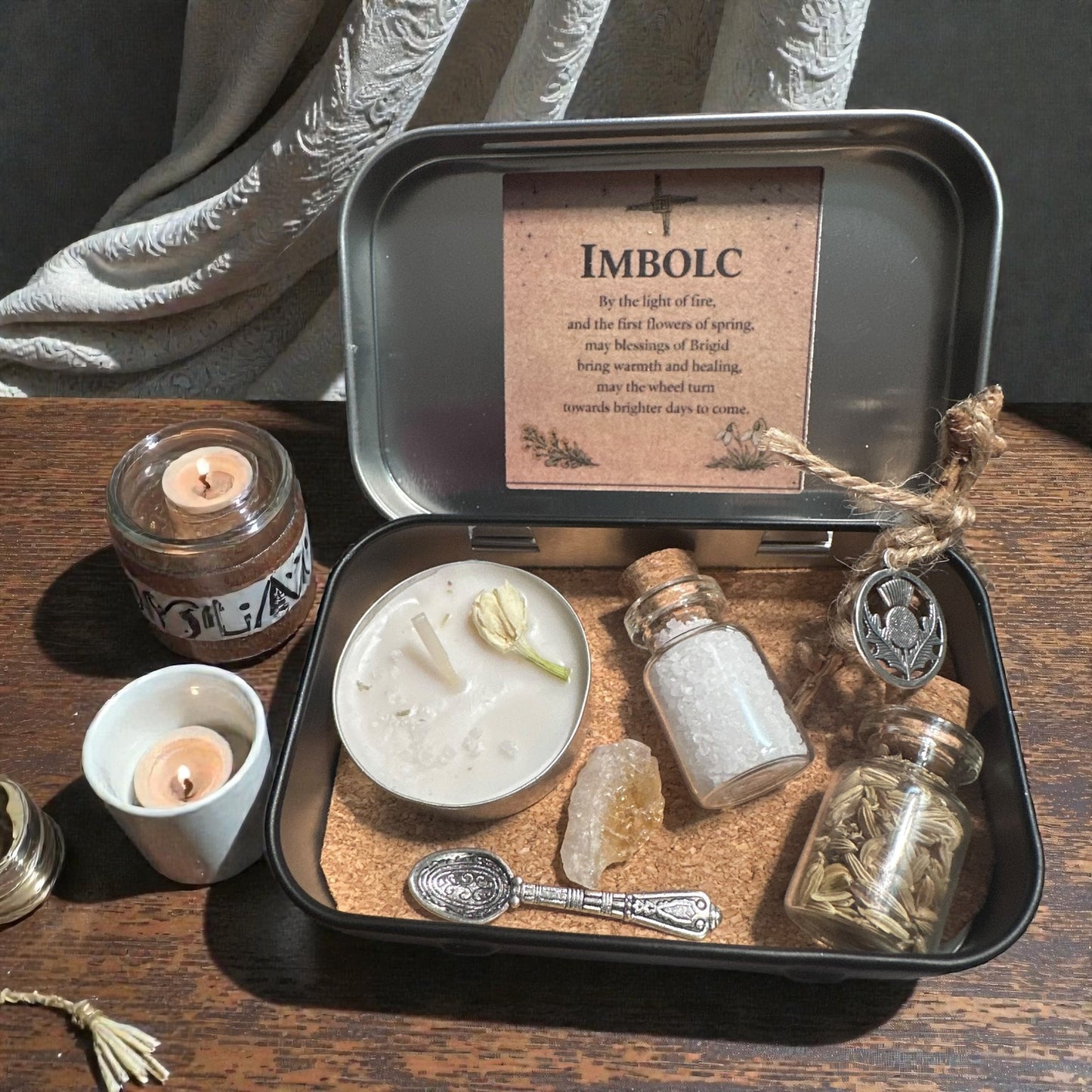 Imbolc Altar Tin