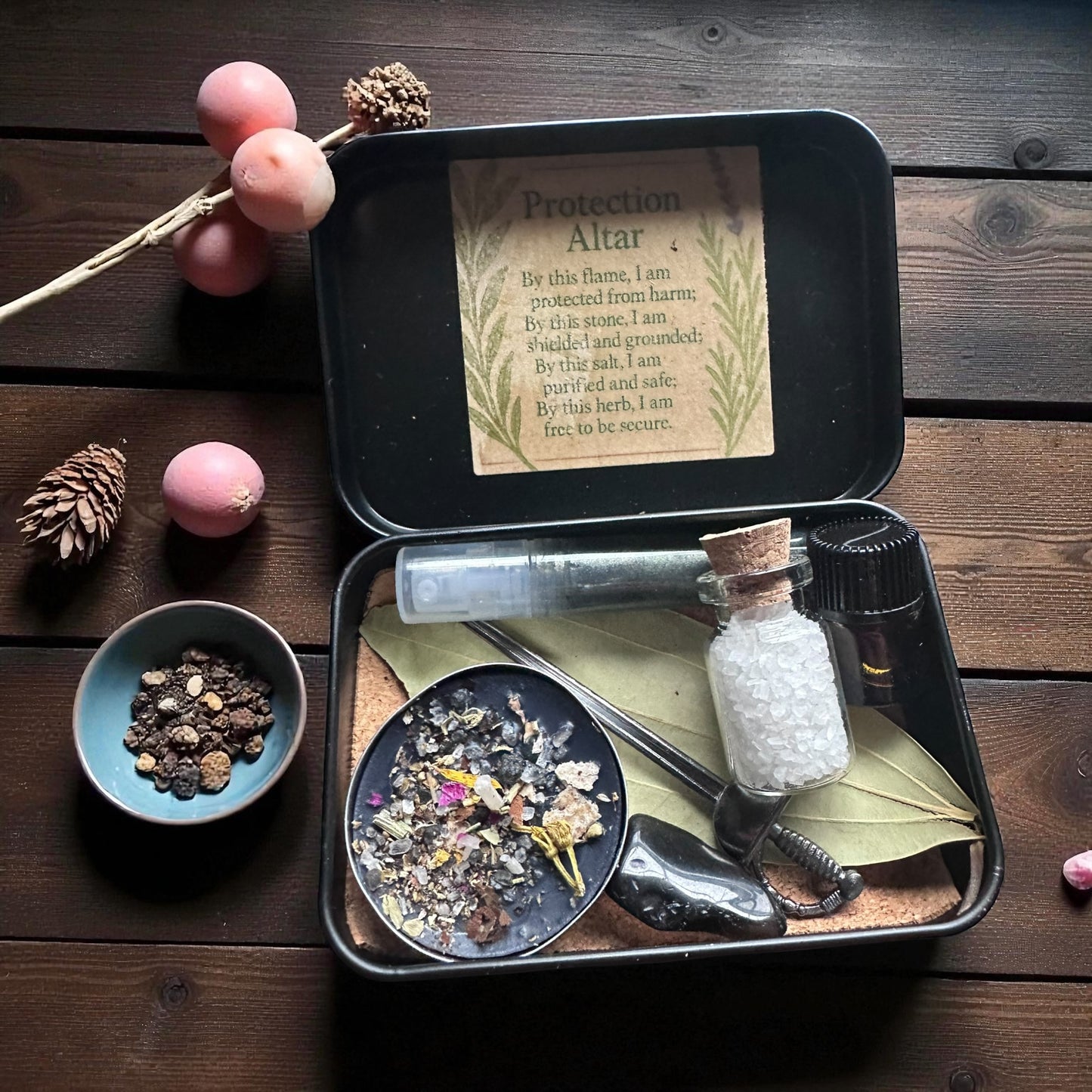 Protection Travel Altar Tin