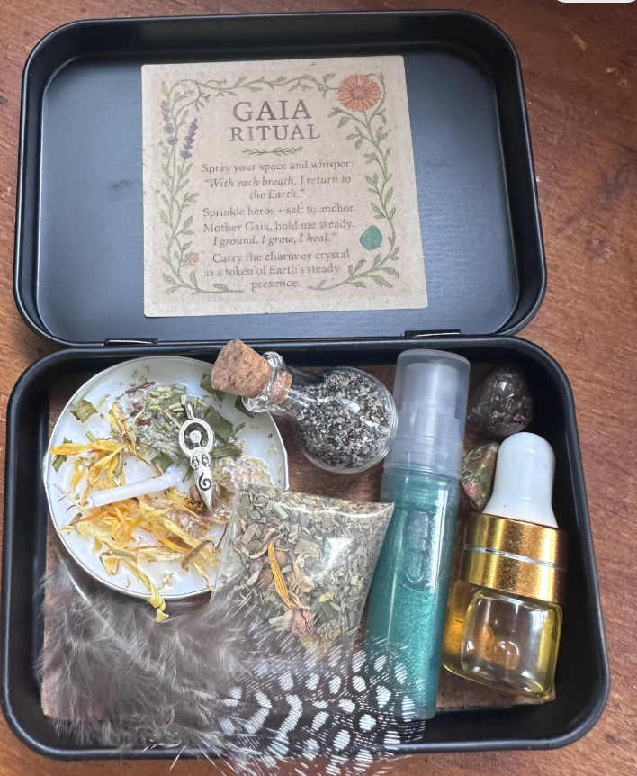 Gaia Goddess Altar Tin