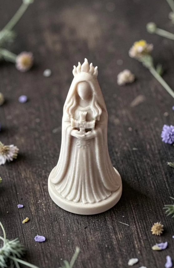 Brigid Totem Statue - Witch Altar Figure - 3 Inches Tall - 77mm