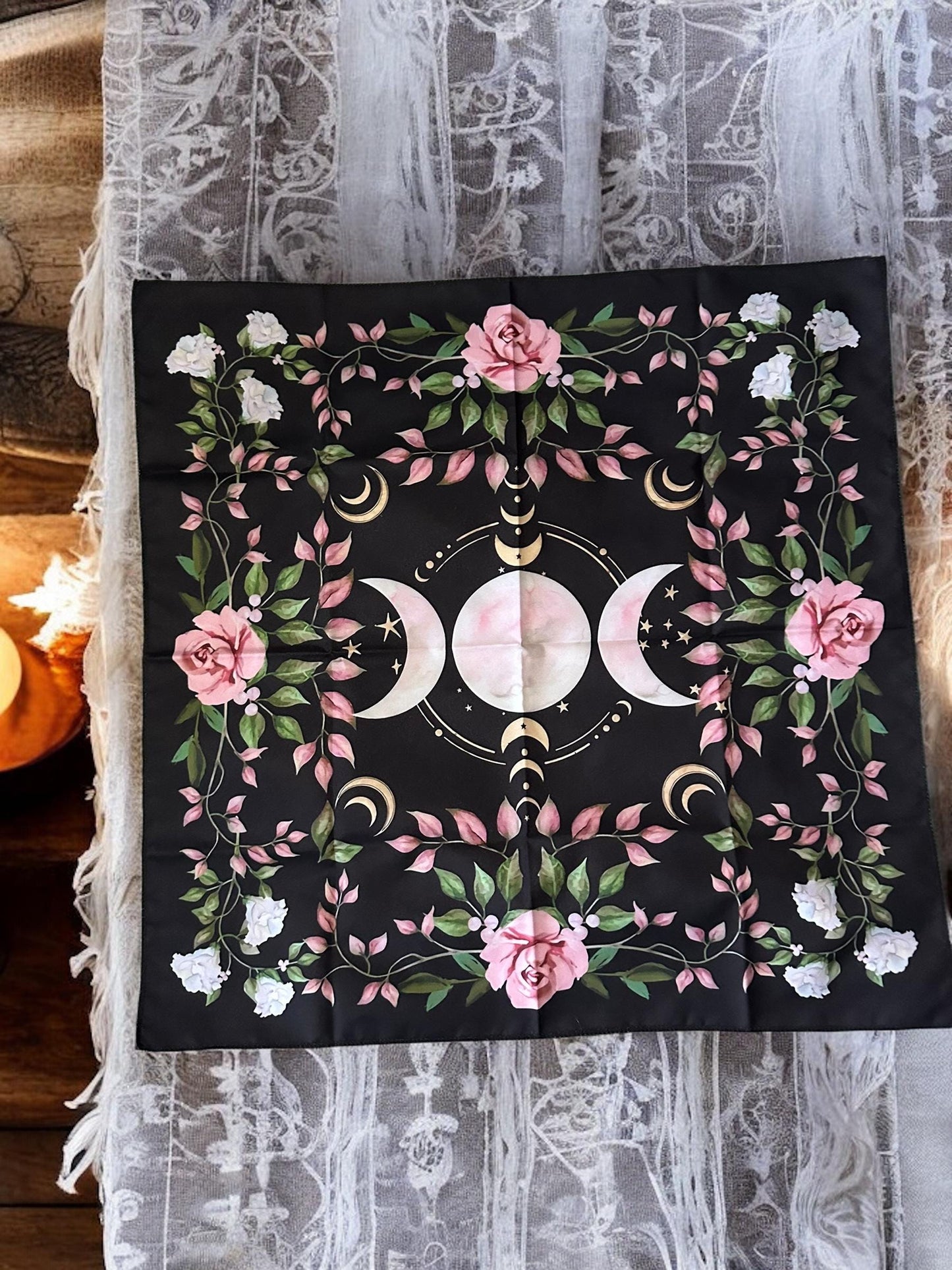 Handcrafted Altar Cloth | Sacred Space Decor for Rituals & Ceremonies - Witch Gift